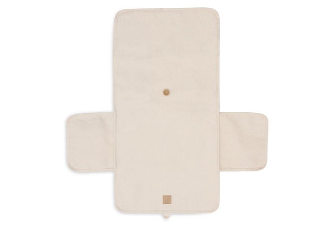 Verschoningsmat Met Opbergvakken Twill Natural - Jollein