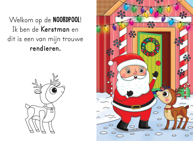 Magisch Waterkleurboek "Kerstmis"