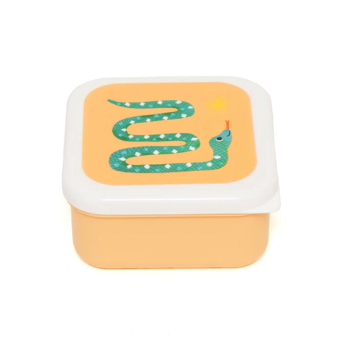 Lunch & snack box set upside down animals - Petit Monkey