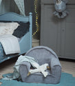 Rib Chair Blueberry Grey - mit gesticktem Namen