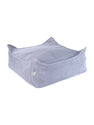 Pouf carré bleu myrtille - WigiWama