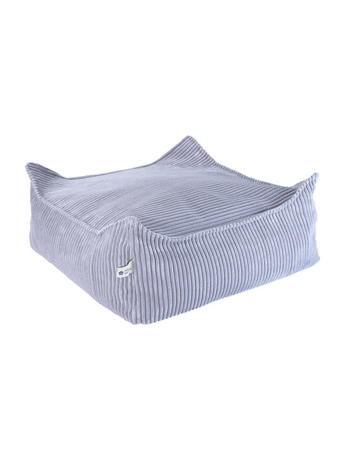 Pouf carré bleu myrtille - WigiWama