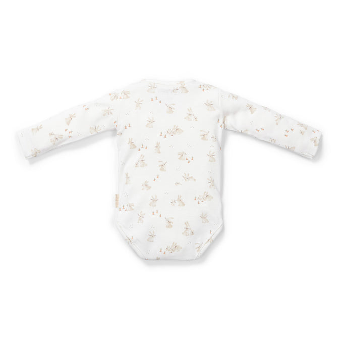 Baby Bunny Langarm-Wickel-Strampler - Little Dutch