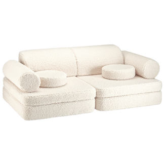 Cream White Settee - WigiWama
