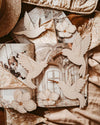 Houten set kolibries