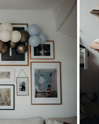Herbruikbare Ballonslinger van 3 Pastel Blauw - Balloony