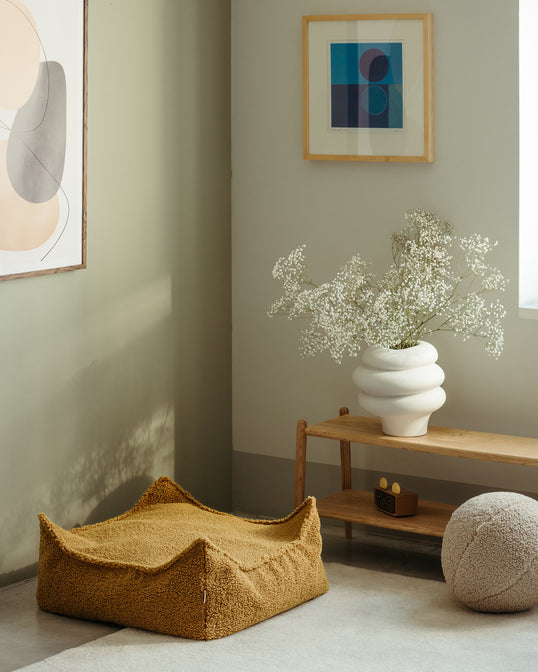 Square Ottoman Maple - WigiWama