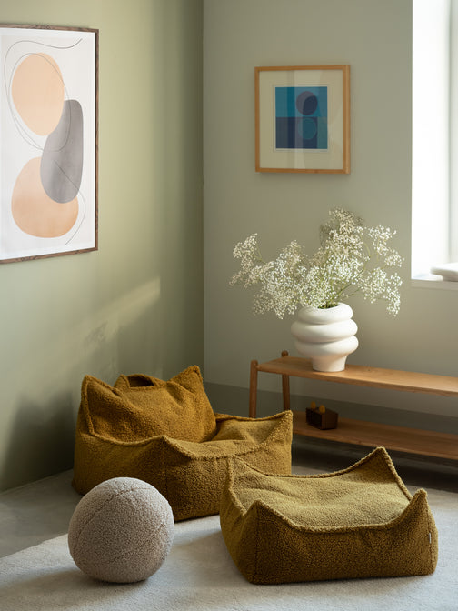 Square Ottoman Maple - WigiWama