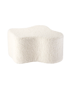 Cream White Cloud Pouffe - WigiWama