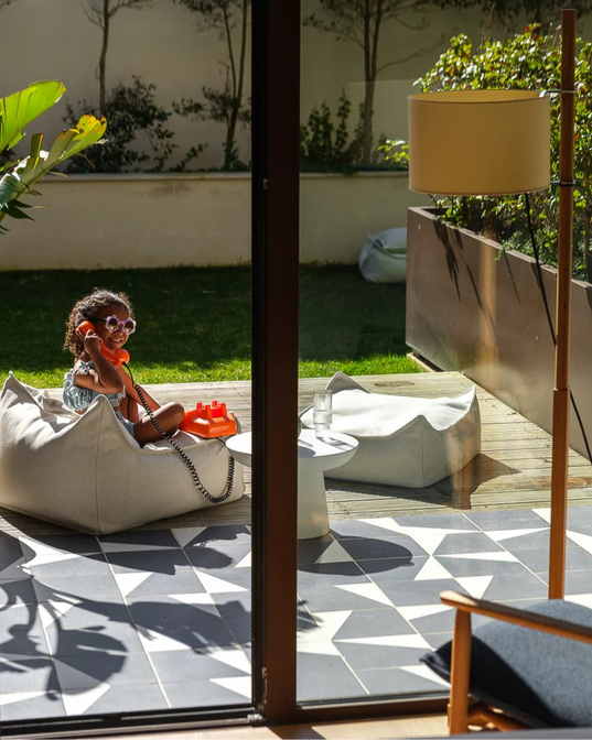 Terra Outdoor Square Ottoman