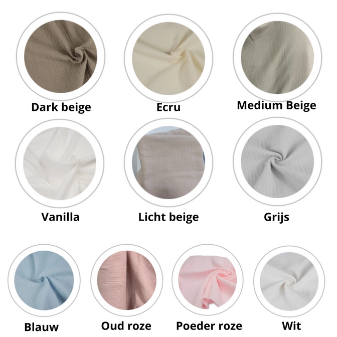 Bedhemel doek mousseline voor een bedhuisje