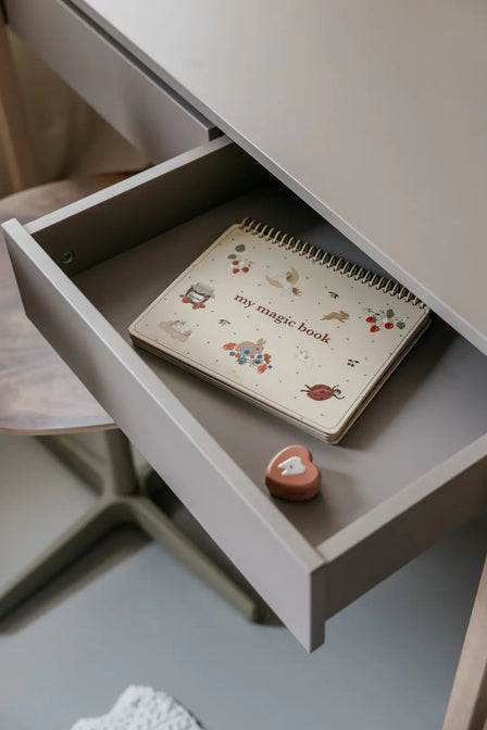Basic Bureau met lades - Truffel