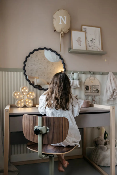 Basic Bureau met lades - Truffel