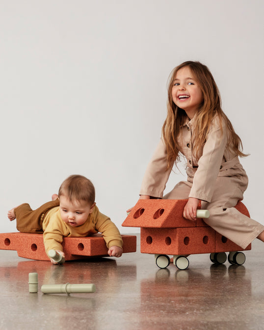 Modu Explorer Set - Burnt Orange / Dusty Green
