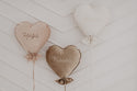 Hart Ballon Kussen Deluxe - Natural Rose
