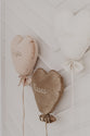 Hart Ballon Kussen Deluxe - Natural Rose