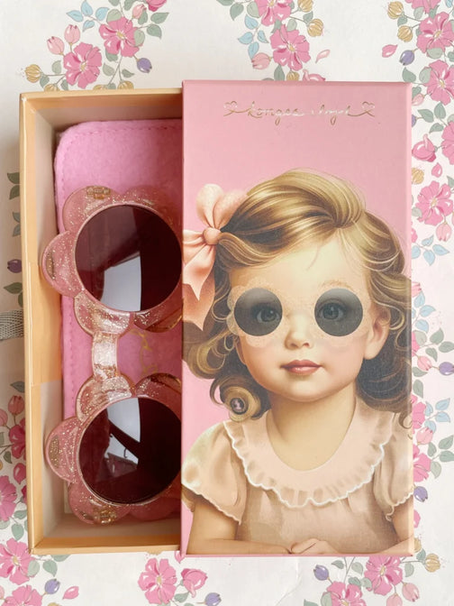 Zonnebril Flower Glitter Mist 0-4 Jaar