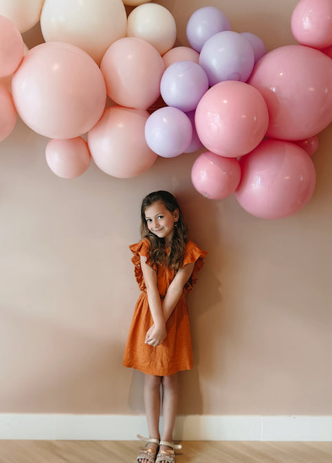 Herbruikbare Ballonslinger van 3 Pastel Roze - Balloony