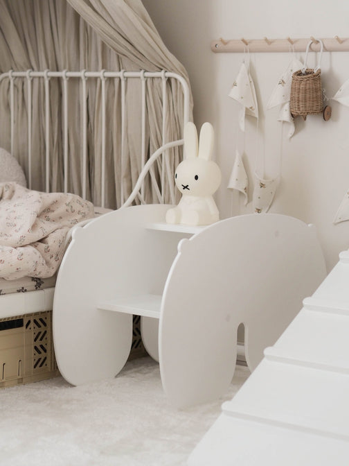 NUPPU schommelpaard Wit - Fitwood