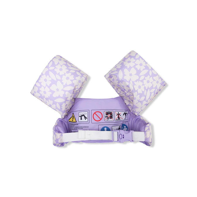 Paarse Flower Puddle Jumper 2-6 jaar