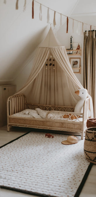 Rotan peuterbed / juniorbed Sterre