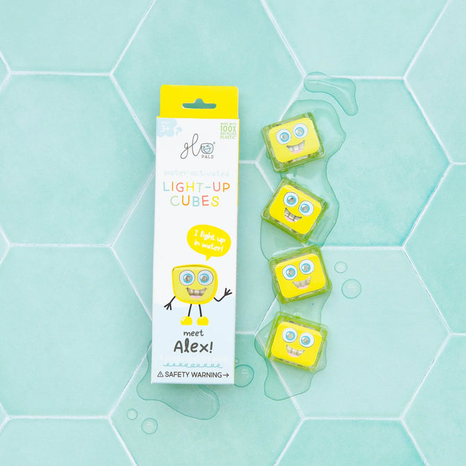 Light up cubes Alex 4 stuks - Glo Pals