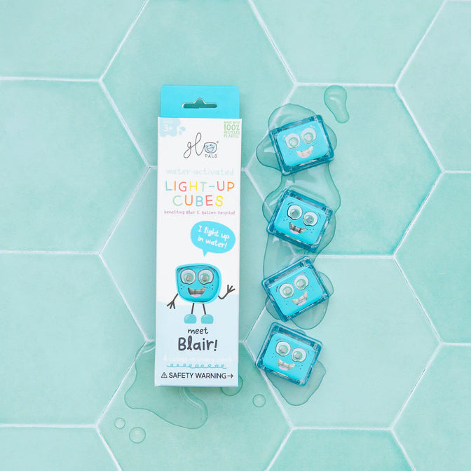 Light up cubes Blair 4 stuks - Glo Pals