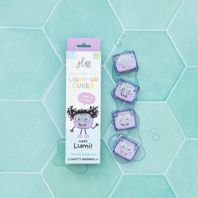 Light up cubes Lumi 4 stuks - Glo Pals