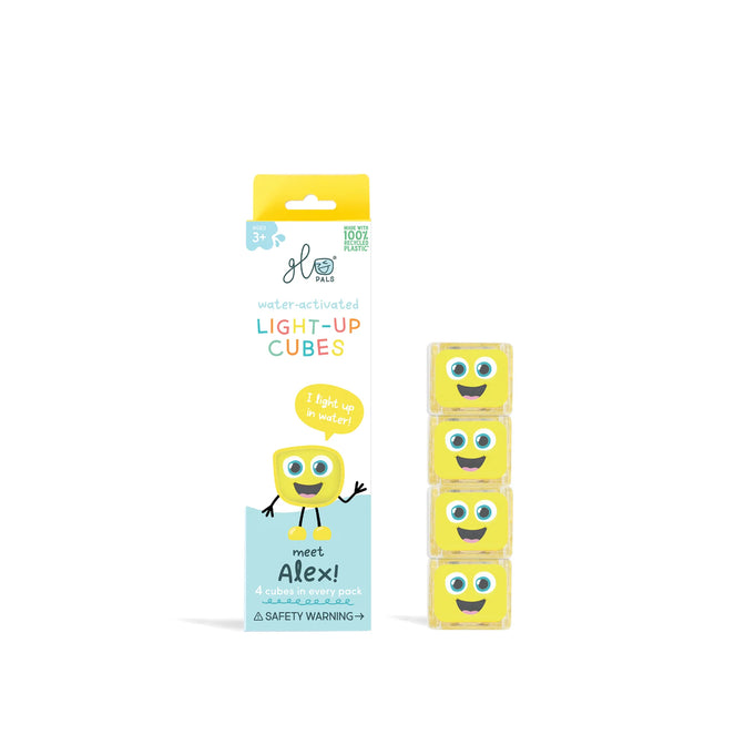 Light up cubes Alex 4 stuks - Glo Pals