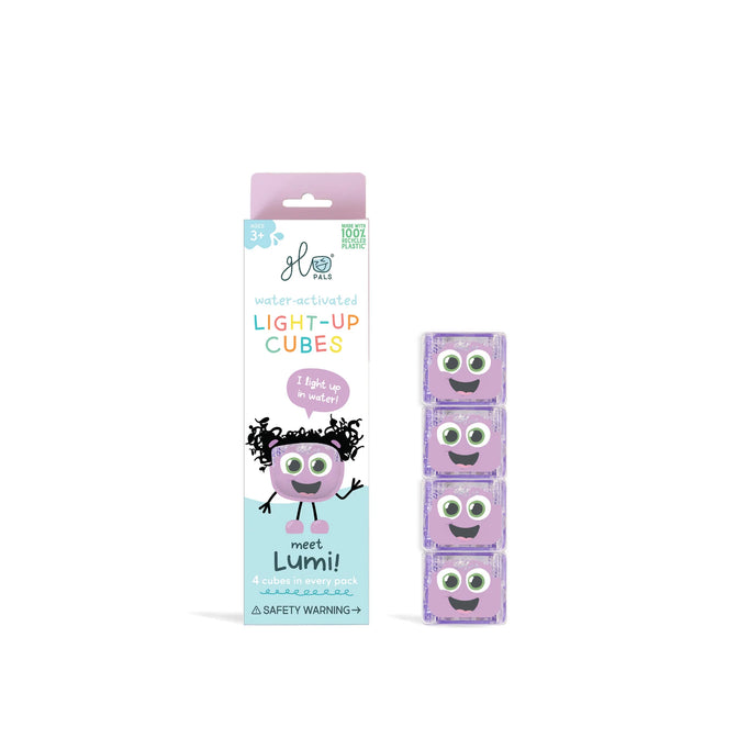 Light up cubes Lumi 4 stuks - Glo Pals