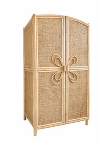 Rotan Kinderkast met bloemendetail