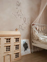 Vlinders en hartjes houten muurdecoratie