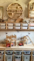 Caserne de pompiers de maison de poupée