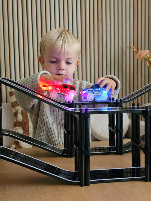 Racebaan zwart 70 stuks - COBLO