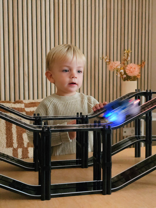 Racebaan zwart 70 stuks - COBLO