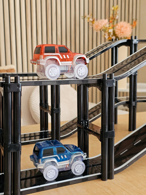 Racebaan zwart 70 stuks - COBLO