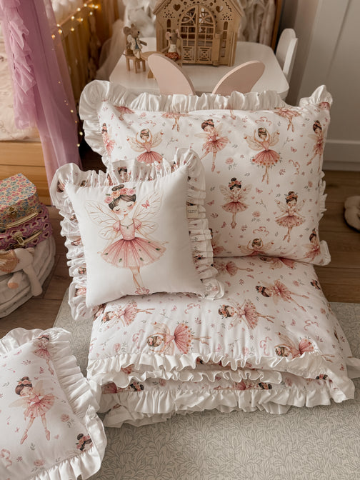 Housse de couette à volants (plusieurs couleurs/motifs)