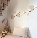 Wooden set of geese