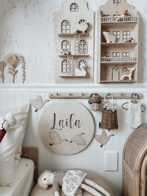Applique oies avec nom