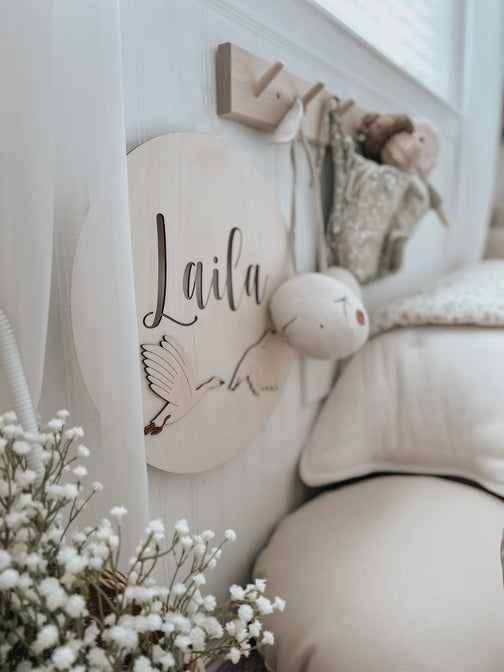 Applique oies avec nom