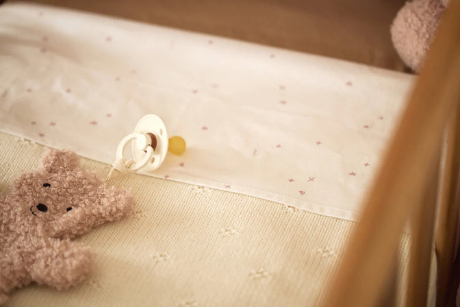 Speendoekje "Teddy Bear Wild Rose" - JOLLEIN