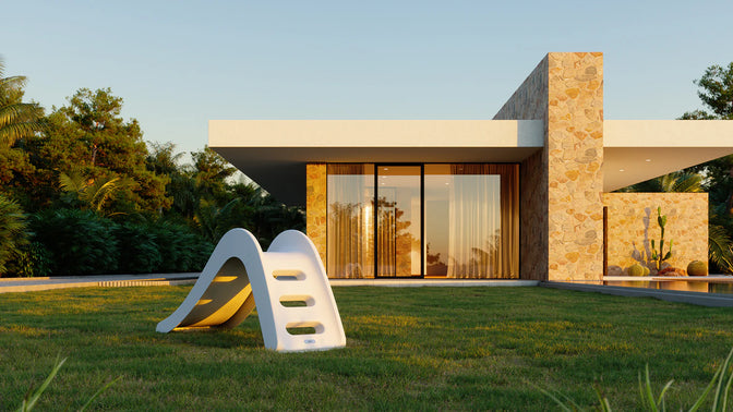 Jupiduu outdoor children's slide