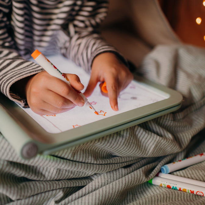Mobiele en lichtgevende tablet KIDYDRAW-PRO - KIDYWOLF