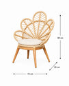 Chaise enfant Paon