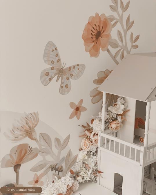 Muurstickers Meadow set 1 - Pastelowe Love