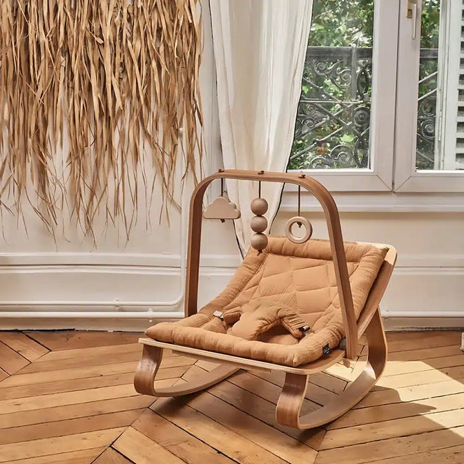 Wipstoel Levo Natural Wood Walnoot - Camel