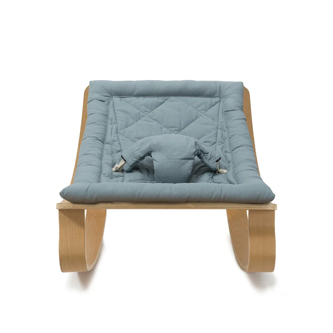 Wipstoel Levo Natural Wood Beech - Blauwgrijs