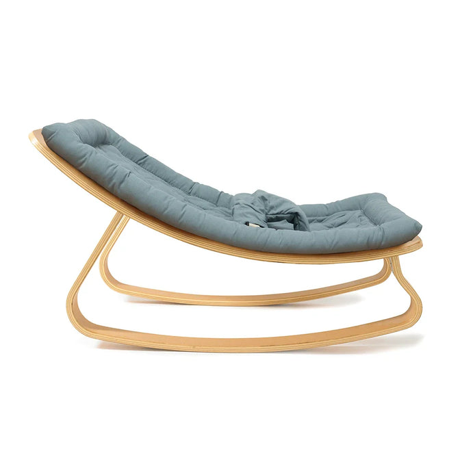 Wipstoel Levo Natural Wood Beech - Blauwgrijs