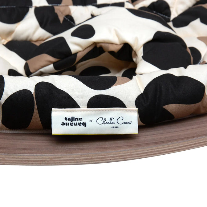 Wipstoel Levo Natural Wood Walnoot - Leopard