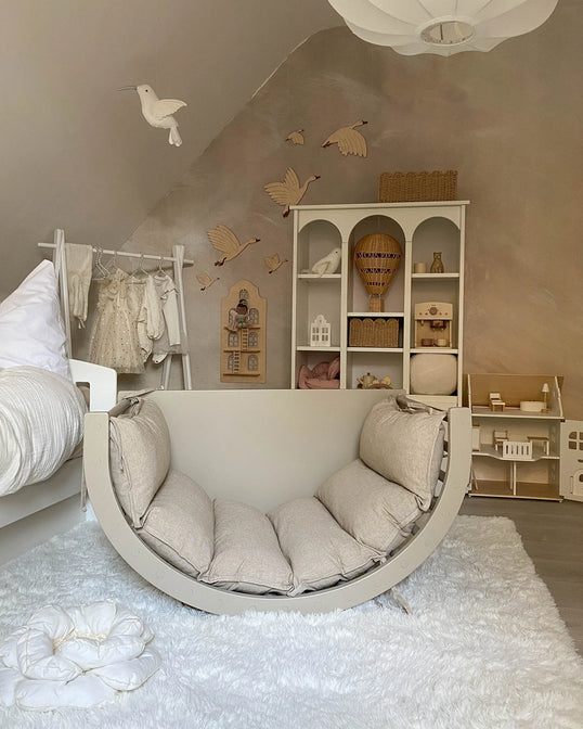 Wooden Climbing Arch LUOTO Beige - Fitwood